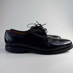 Allen Edmonds Joplin Shoes Mens Size‎ 11.5 D Black Leather Derby Dress Oxford